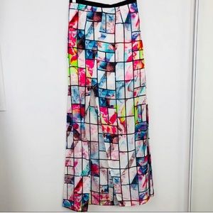 Stunning Silk Skirt - multicolor